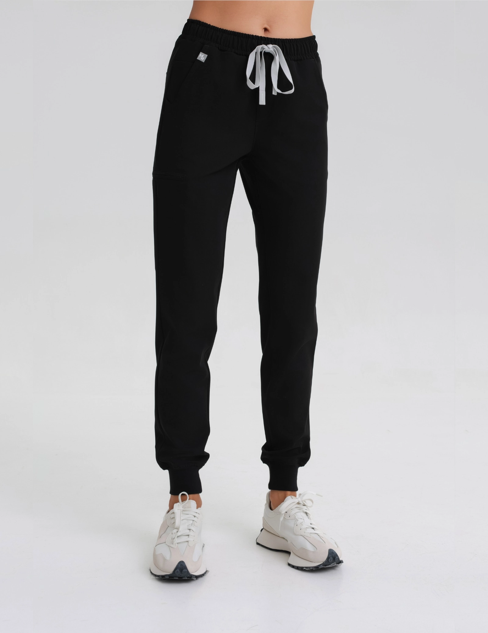 Women's Jogger Scrub Pants - Black Women's Jogger Scrub Pants - Black