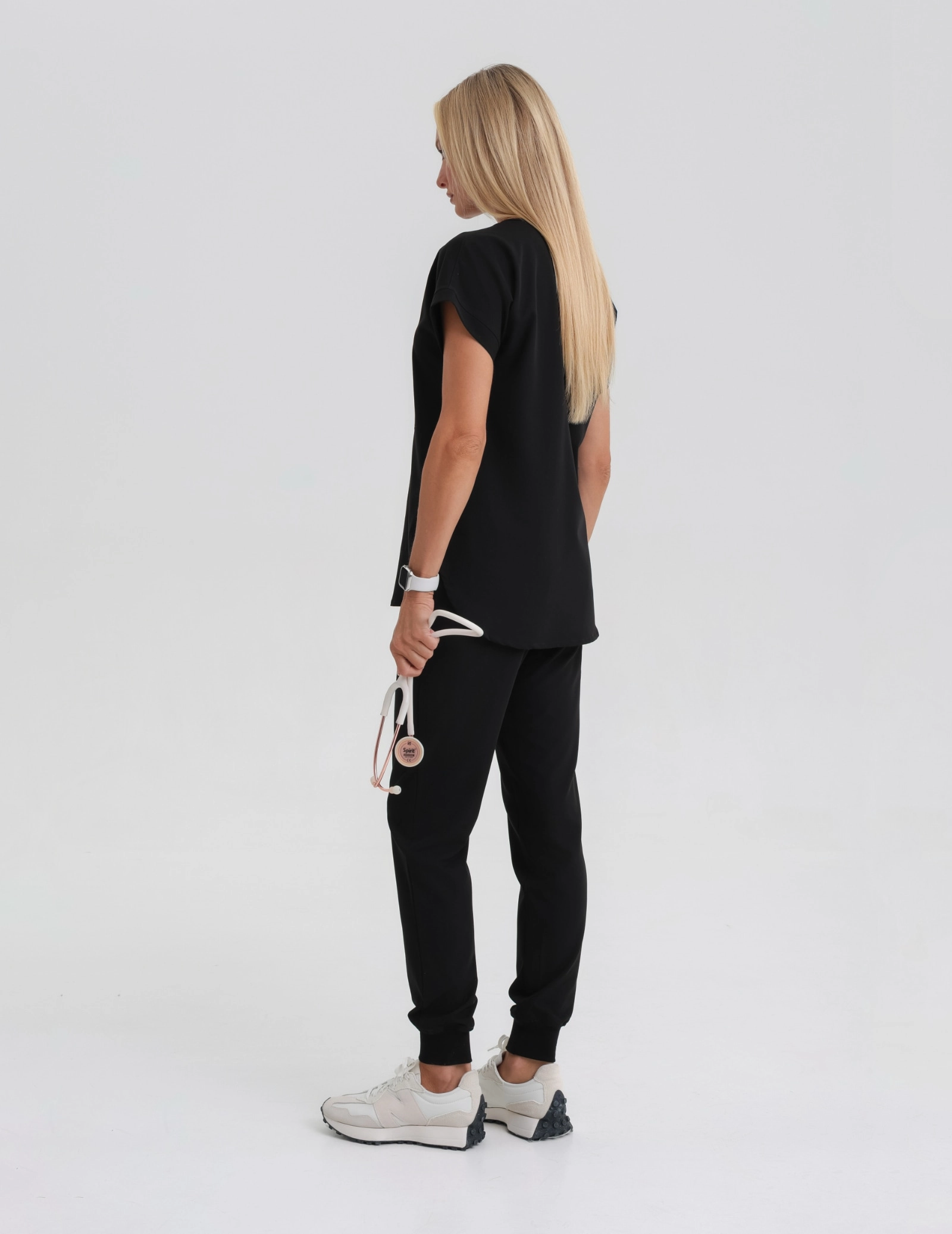Women's Jogger Scrub Pants - Black Women's Jogger Scrub Pants - Black