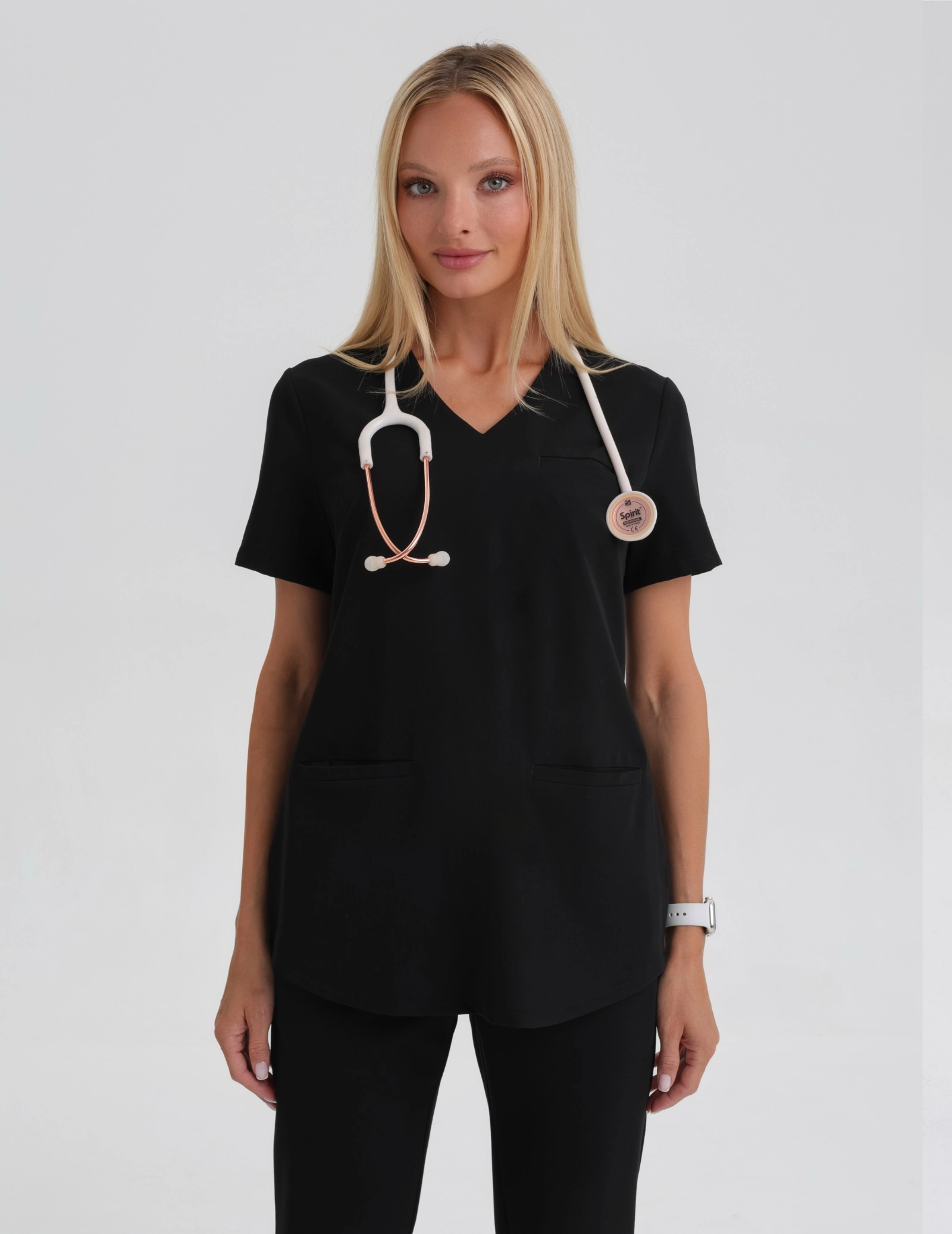 Scrub Tops - Grace Black Scrub Tops - Grace Black