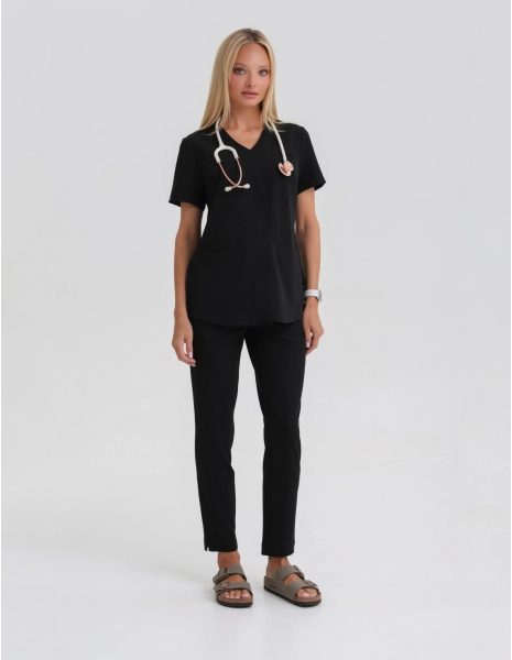 Spodnie damskie Basic - BLACK