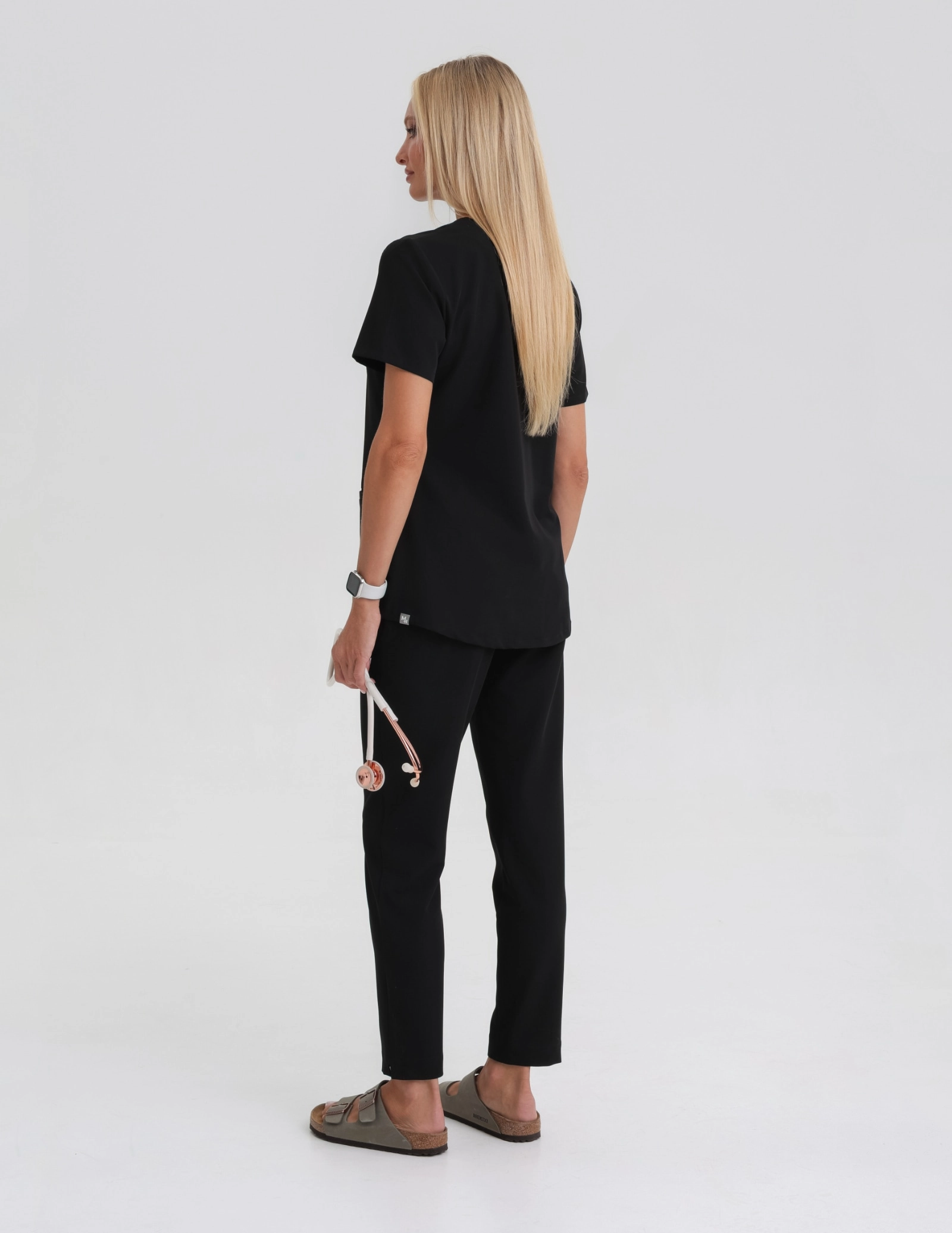 Women's Basic Scrub Pants - BLACK Women's Basic Scrub Pants - BLACK