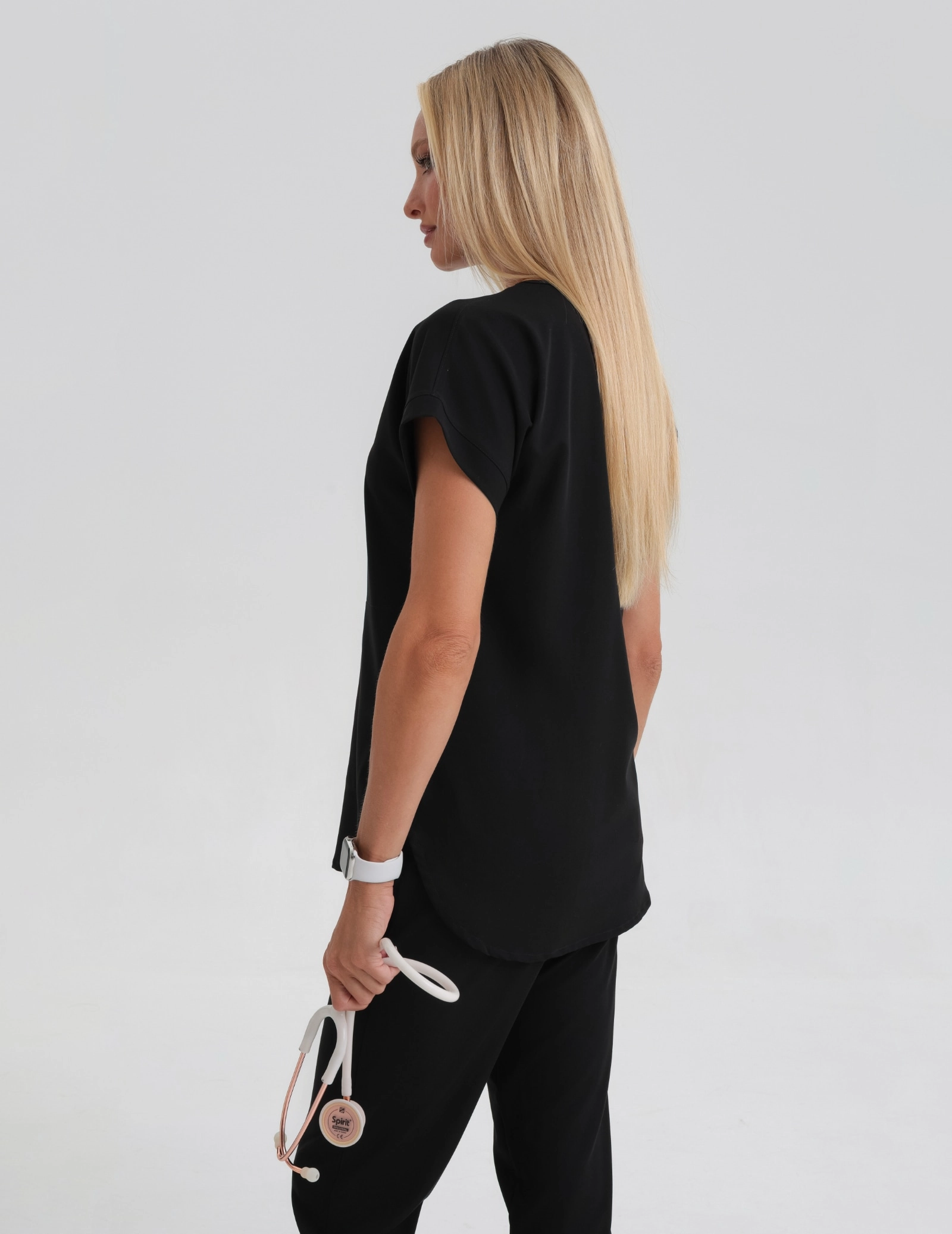 Scrub Top Kendall - BLACK Scrub Top Kendall - BLACK