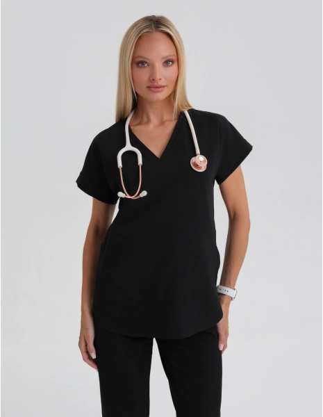 Scrub Top Kendall - BLACK