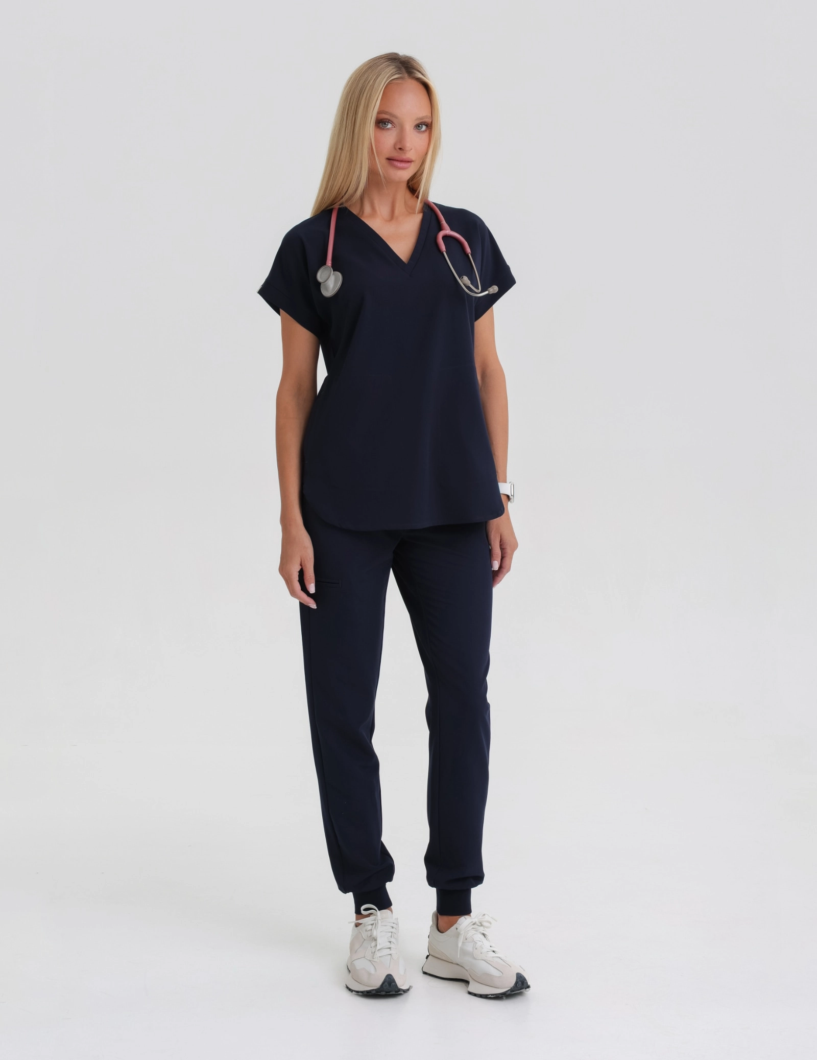 Women's Jogger Scrub Pants - Dark Navy