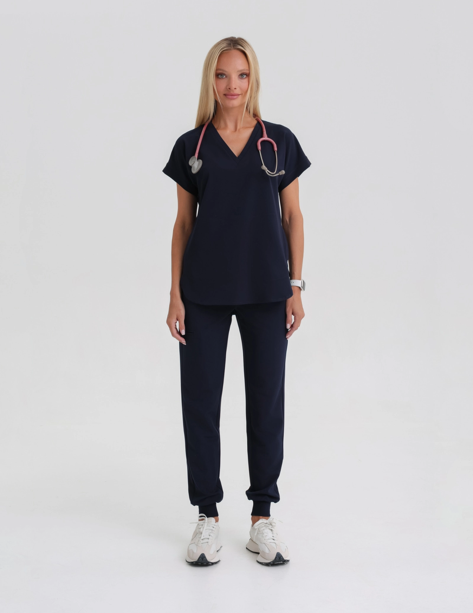 Women's Jogger Scrub Pants - Dark Navy