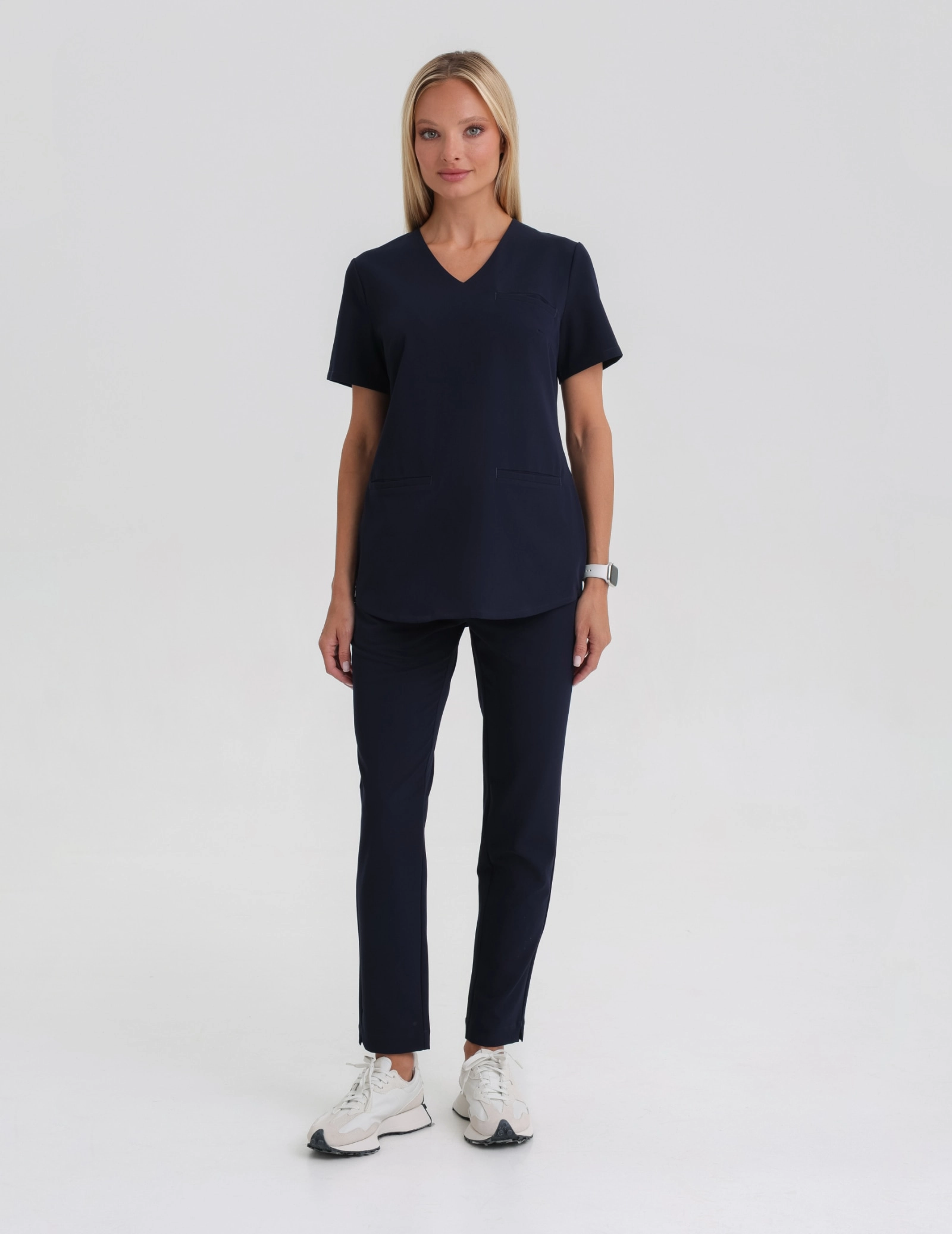 Women's Basic Scrub Pants - DARK NAVY