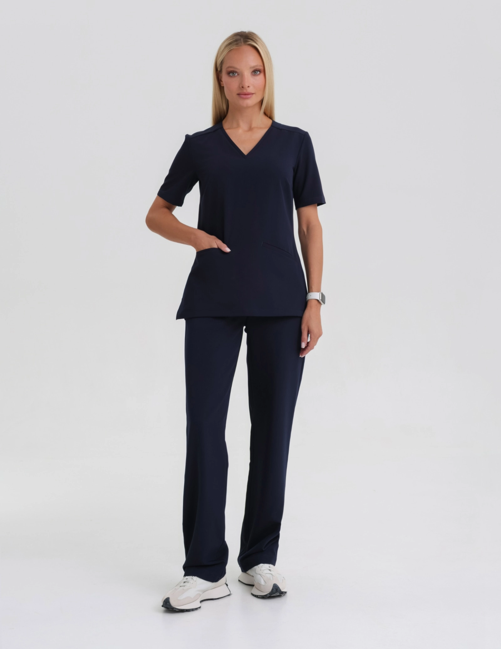 Medical Scrub Top Casy - DARK NAVY Medical Scrub Top Casy - DARK NAVY