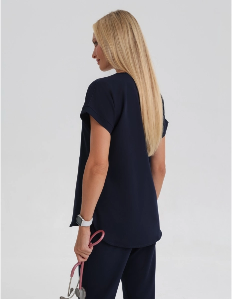 Scrub Top Kendall - DARK NAVY