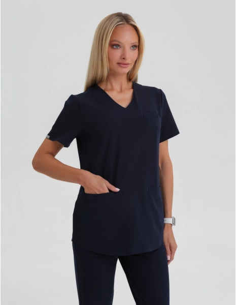 Women’s Scrub Top Grace - DARK NAVY