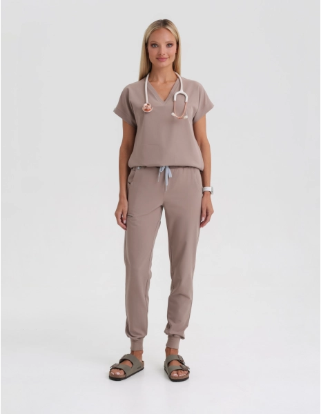 Women's Jogger Pants - BEIGE