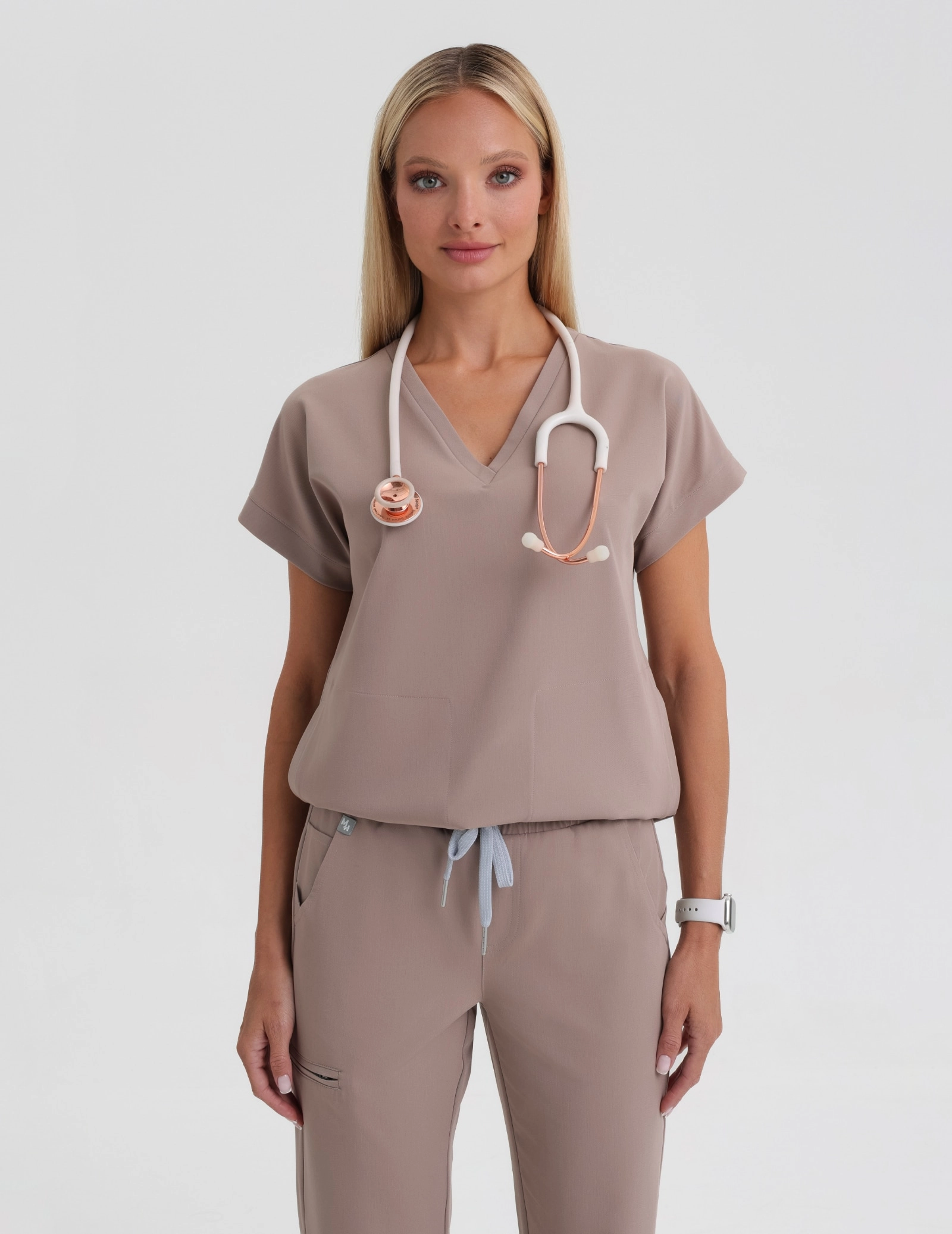 Kendall Scrub Top - BEIGE Kendall Scrub Top - BEIGE