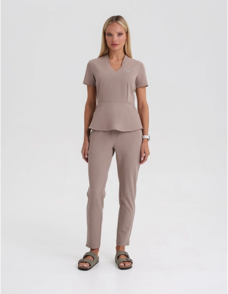Women's Basic Trousers - BEIGE