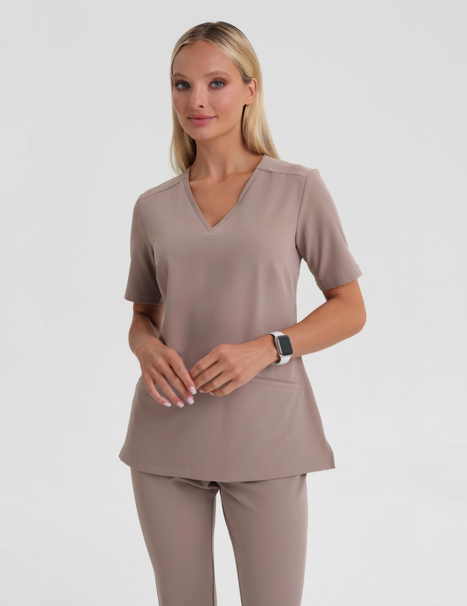 Medical Scrub Top Casy- BEIGE