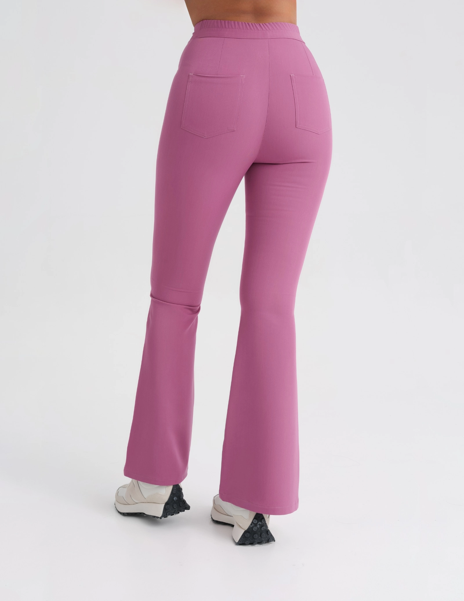 Women's Medical Scrub Pants Flare - BERRY SHAKE Women's Medical Scrub Pants Flare - BERRY SHAKE