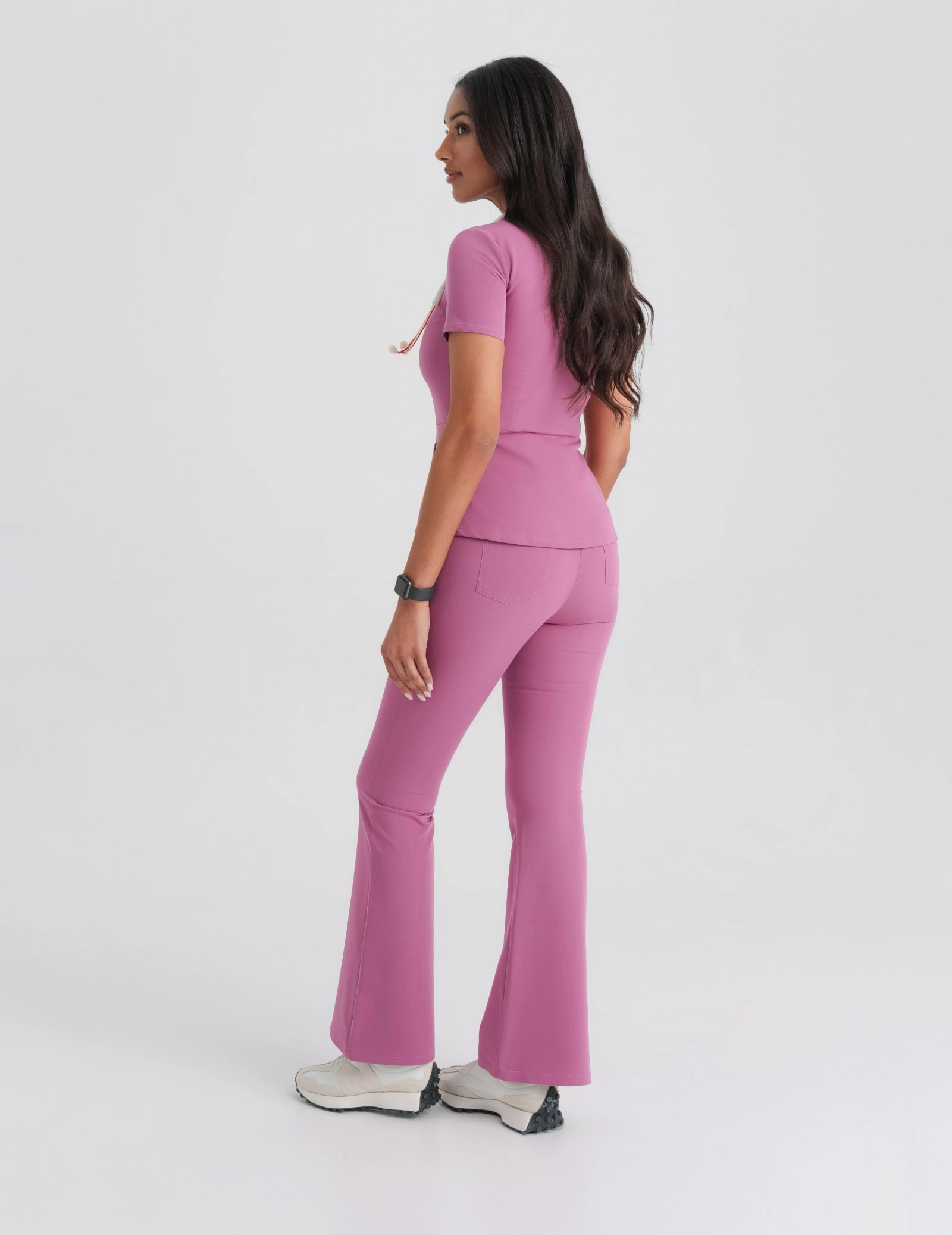 Medical Scrub Top Kori - BERRY SHAKE