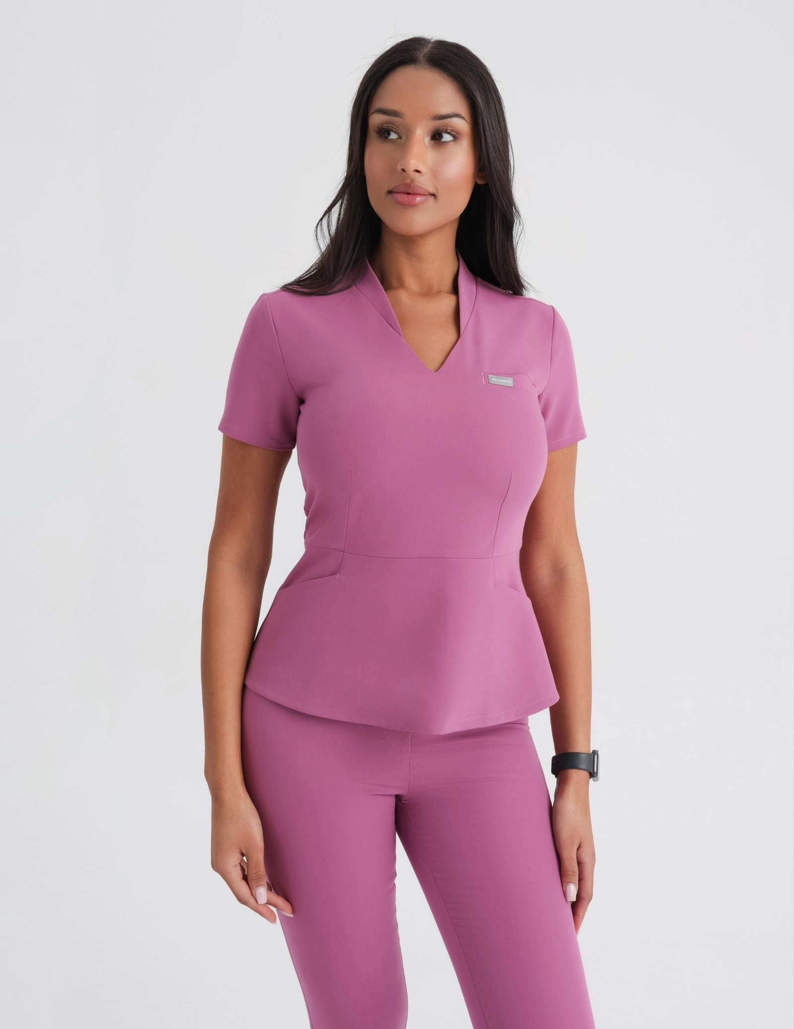 Medical Scrub Top Kori - BERRY SHAKE