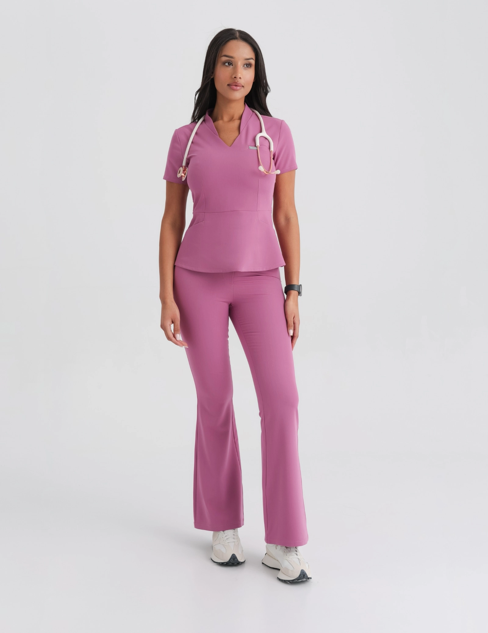 Medical Scrub Top Kori - BERRY SHAKE