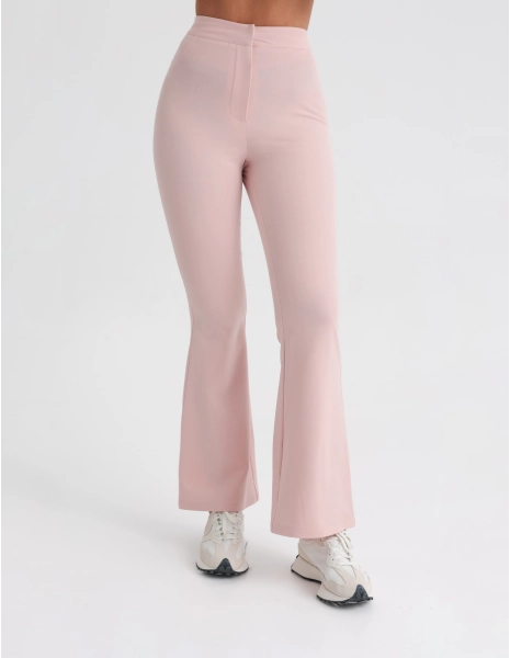 Women's Medical Scrub Pants Flare - DUSTY ROSE
