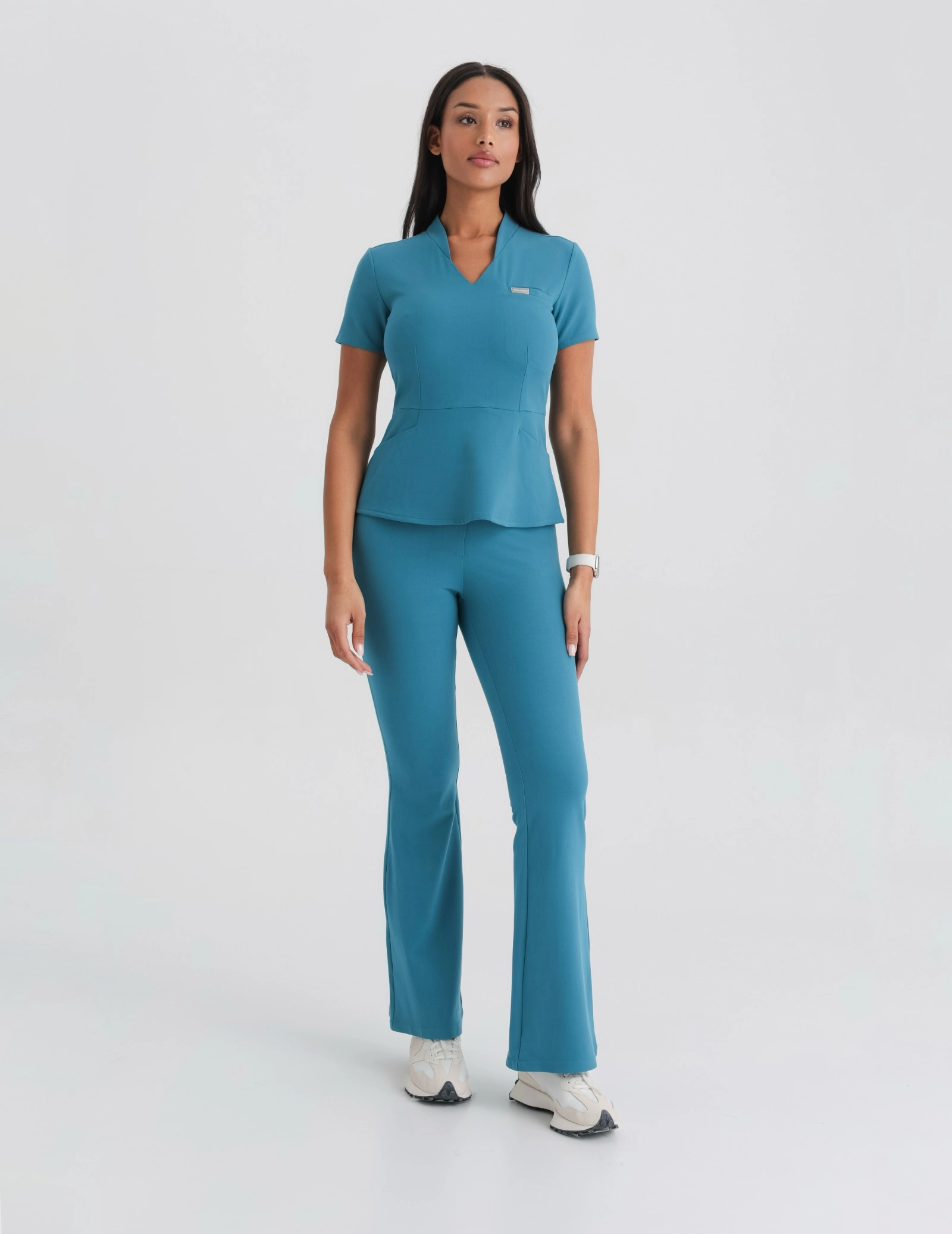 Medical Scrub Top Kori - OCEAN BLUE