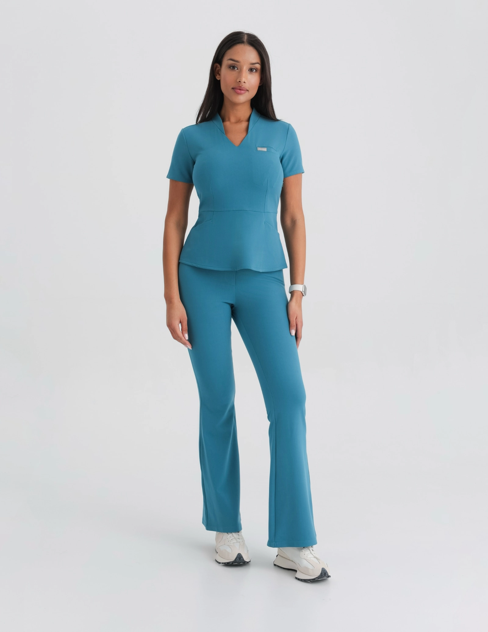 Women's Medical Scrub Pants Flare - OCEAN BLUE Women's Medical Scrub Pants Flare - OCEAN BLUE