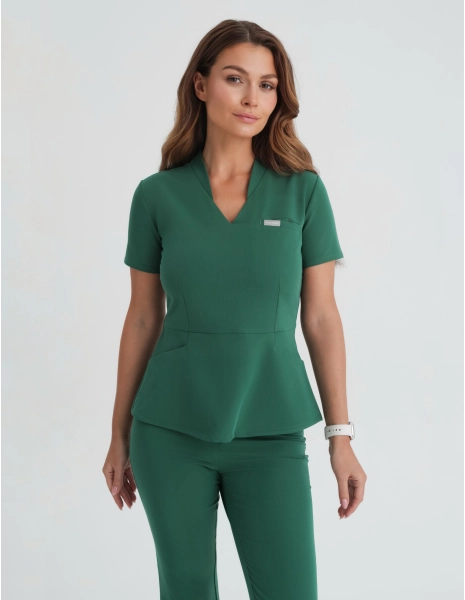 Medical Scrub Top Kori - EDEN GREEN