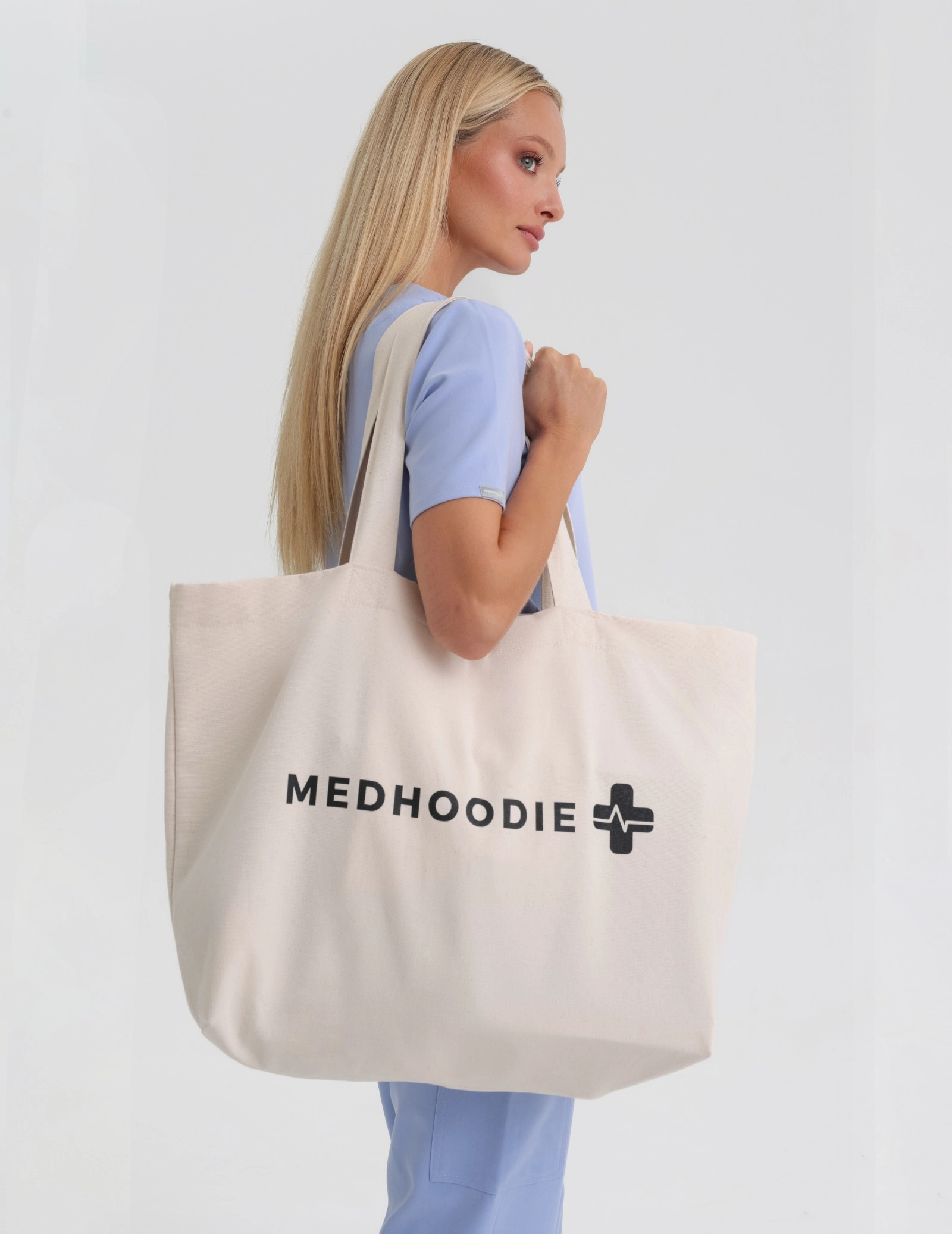 Oversize Shopper Bag "Forget nudes show me your veins"