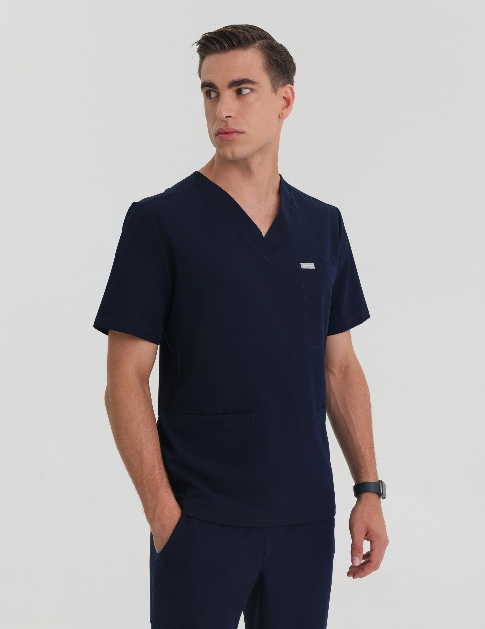 Birbal Scrub Tops - Dark Navy