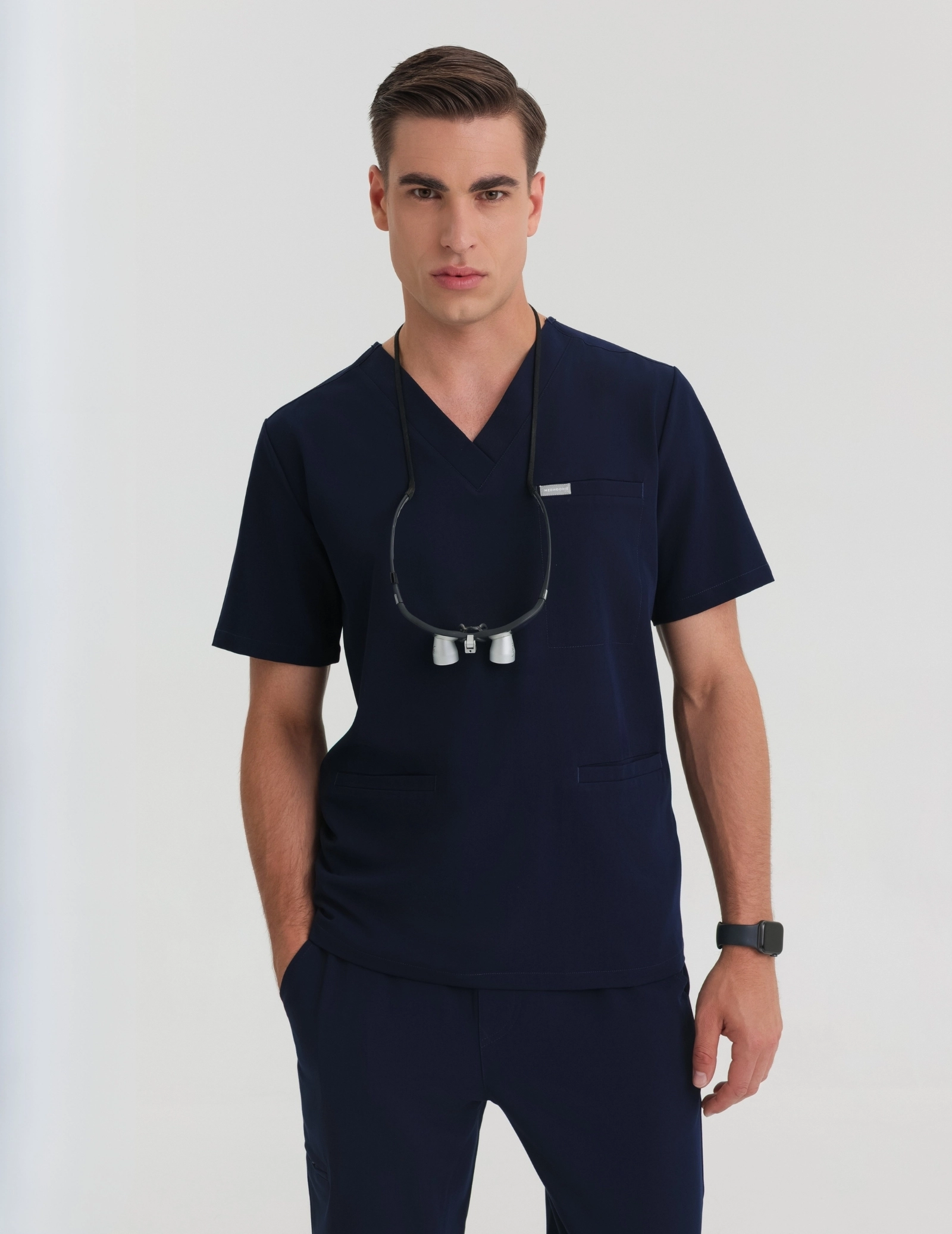 Birbal Scrub Tops - Dark Navy