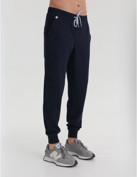Men's Jogger Scrub Pants - Dark Navy