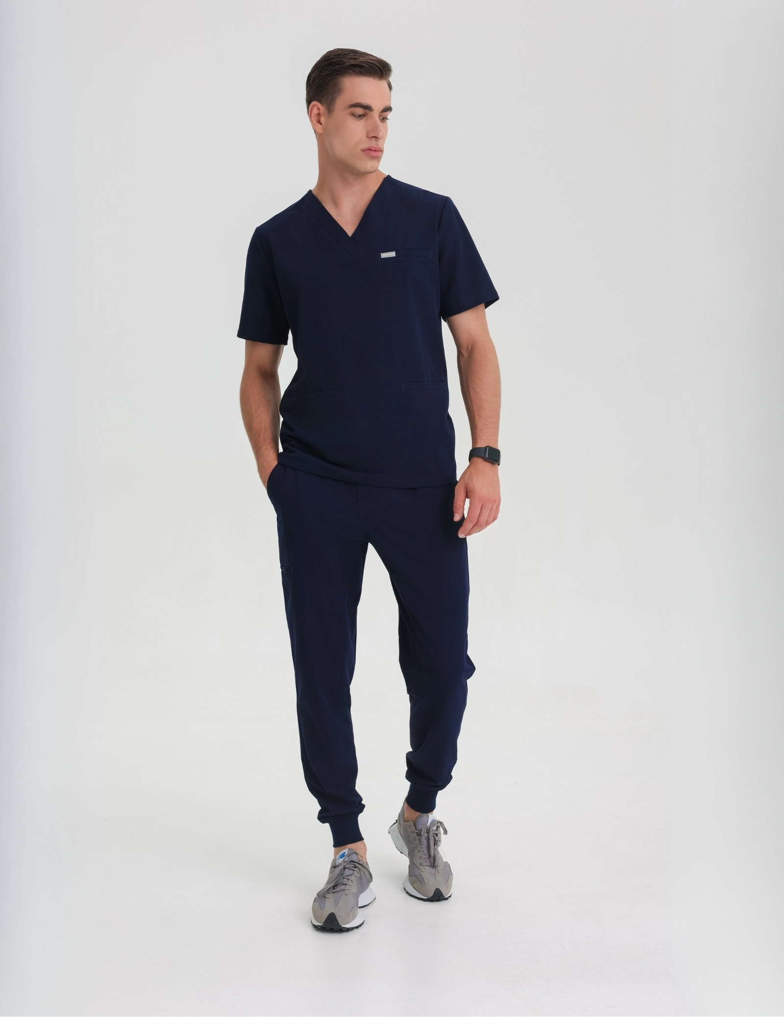 Men's Jogger Scrub Pants - Dark Navy Men's Jogger Scrub Pants - Dark Navy