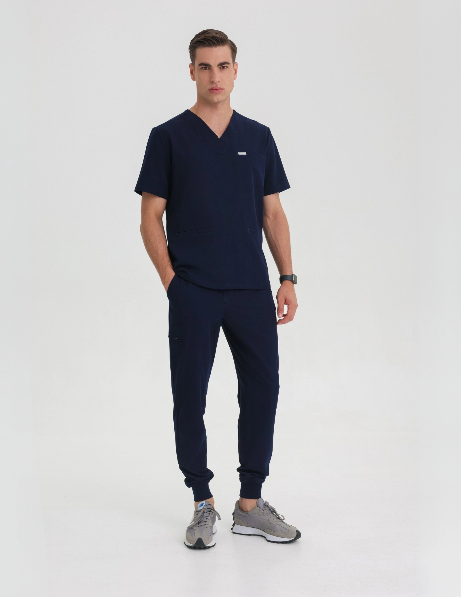 Men's Jogger Scrub Pants - Dark Navy Men's Jogger Scrub Pants - Dark Navy