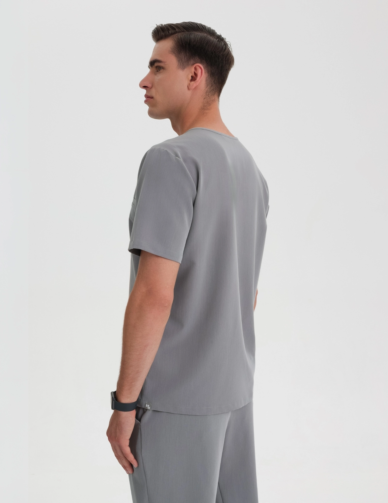 Men's Birbal Scrub Top - SHARK GRAY Men's Birbal Scrub Top - SHARK GRAY