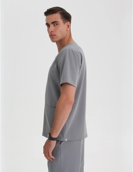 Scrub Top Birbal - SHARK GRAY