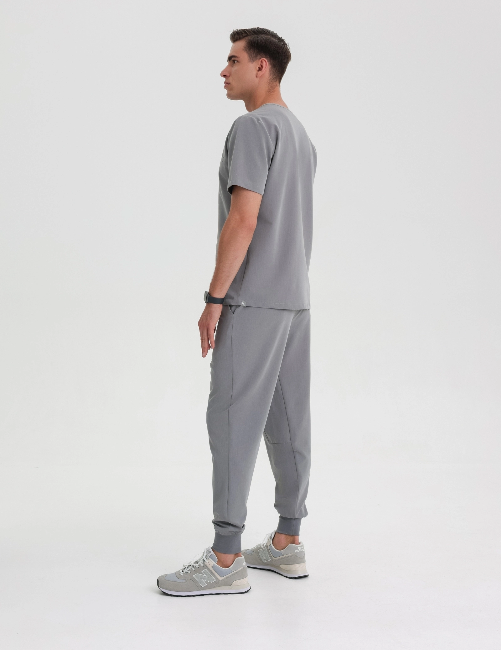 Men's Birbal Scrub Top - SHARK GRAY Men's Birbal Scrub Top - SHARK GRAY