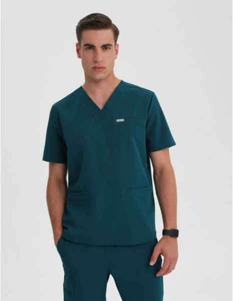 Birbal Scrub Tops - Deep Green
