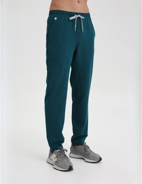 Men's Basic Pants - DEEP GREEN