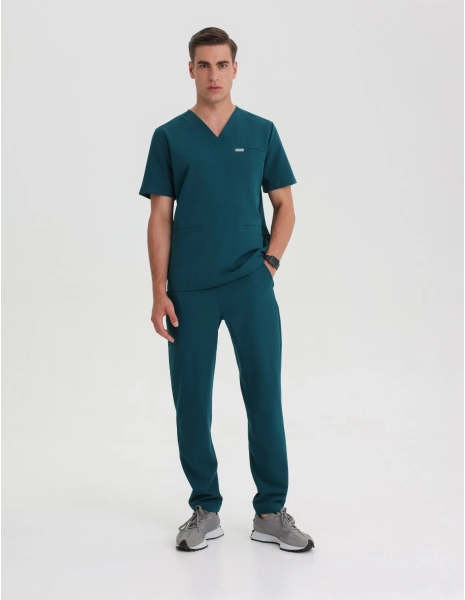 Men's Basic Pants - DEEP GREEN