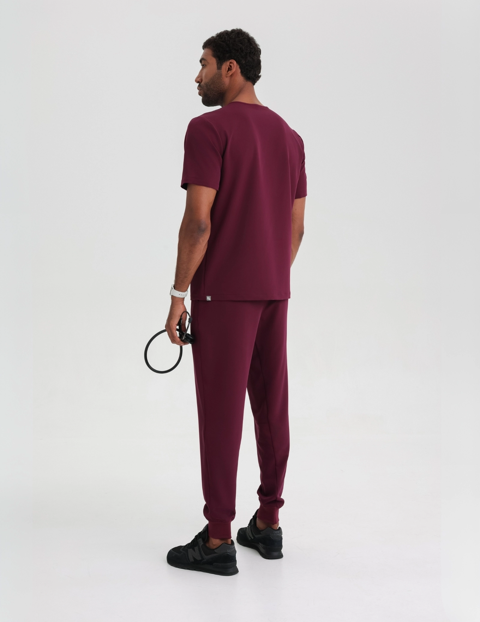 Men's Joggers Pants - BURGUNDY