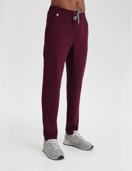 Men-basic-pants BURGUNDY
