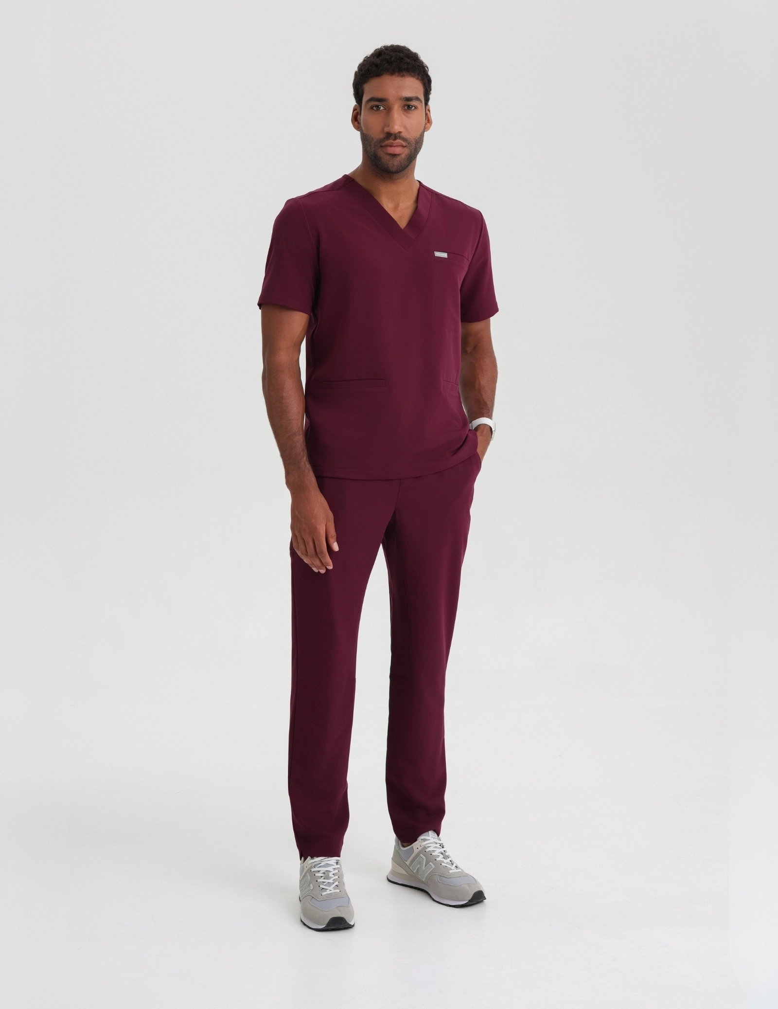 Men-basic-pants BURGUNDY