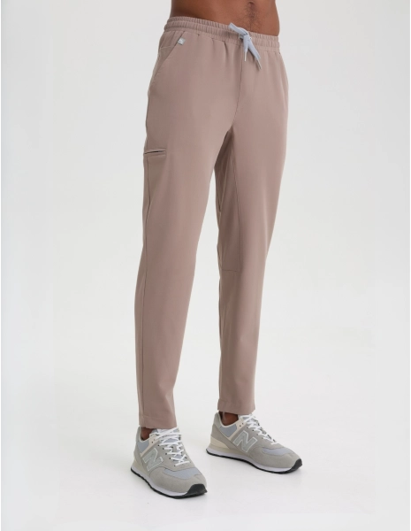 Men's Basic Pants - BEIGE