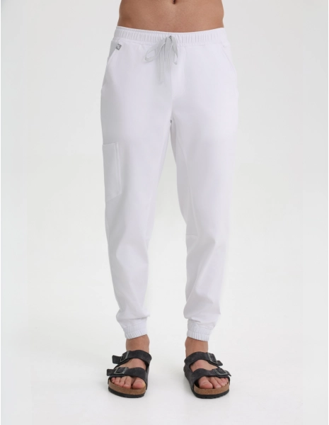 Men's Joggers - White