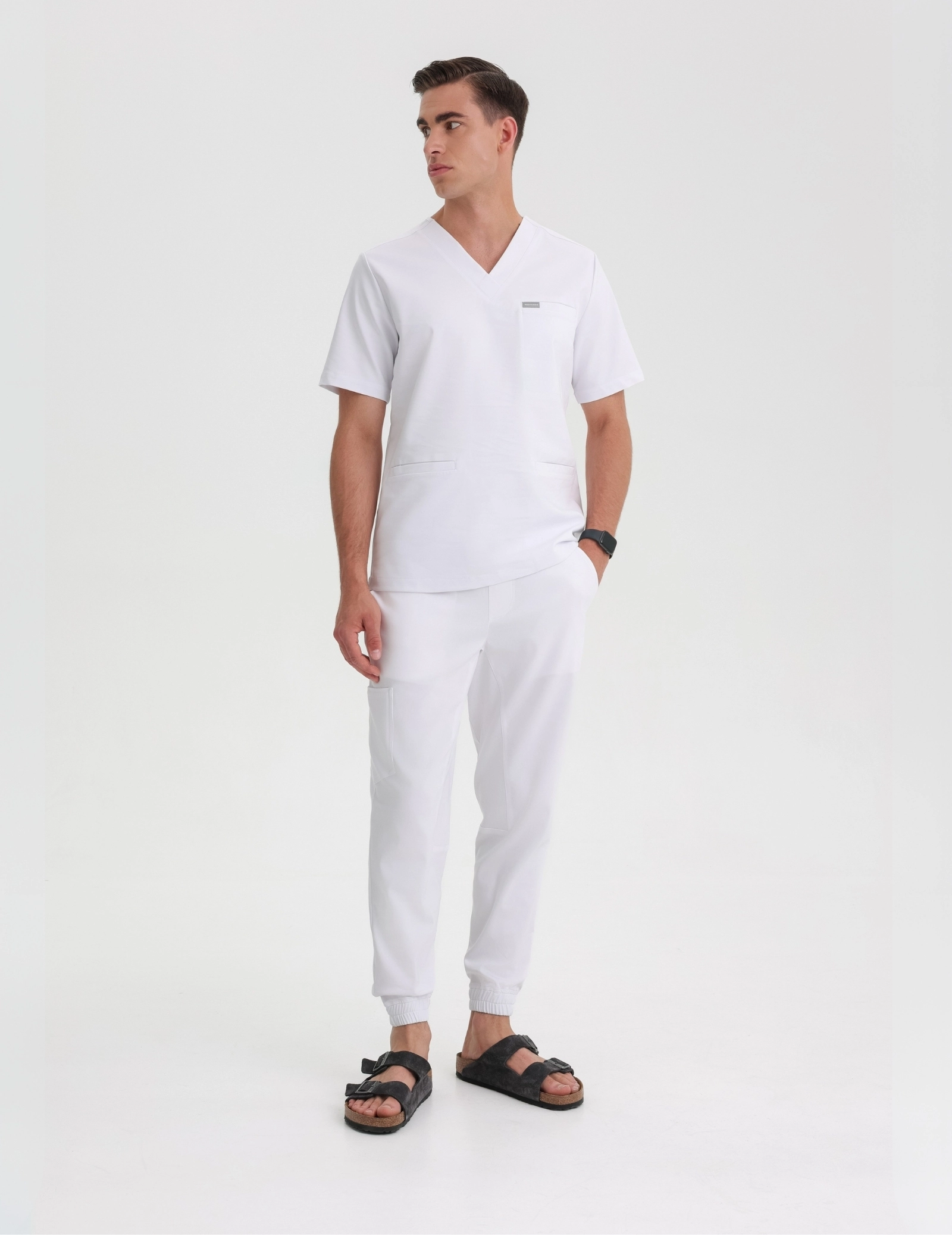 Men's Joggers - White Men's Joggers - White