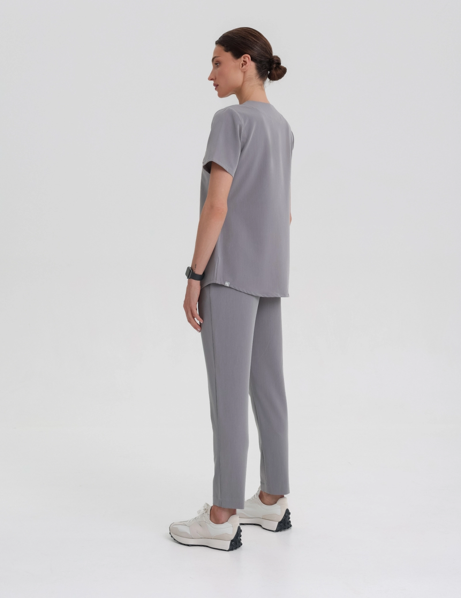Women's Basic Scrub Pants - SHARK GRAY