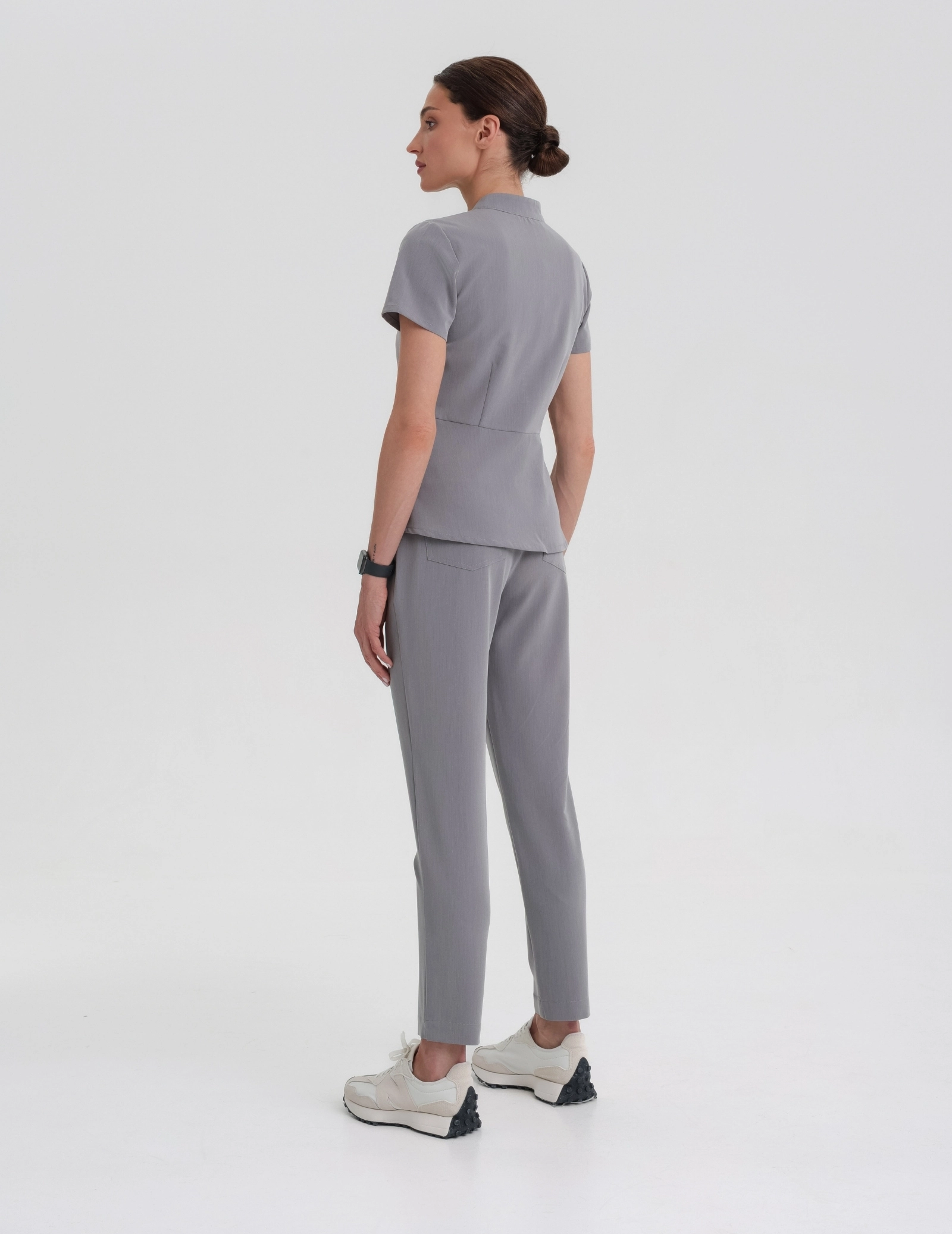 Women's Basic Scrub Pants - SHARK GRAY