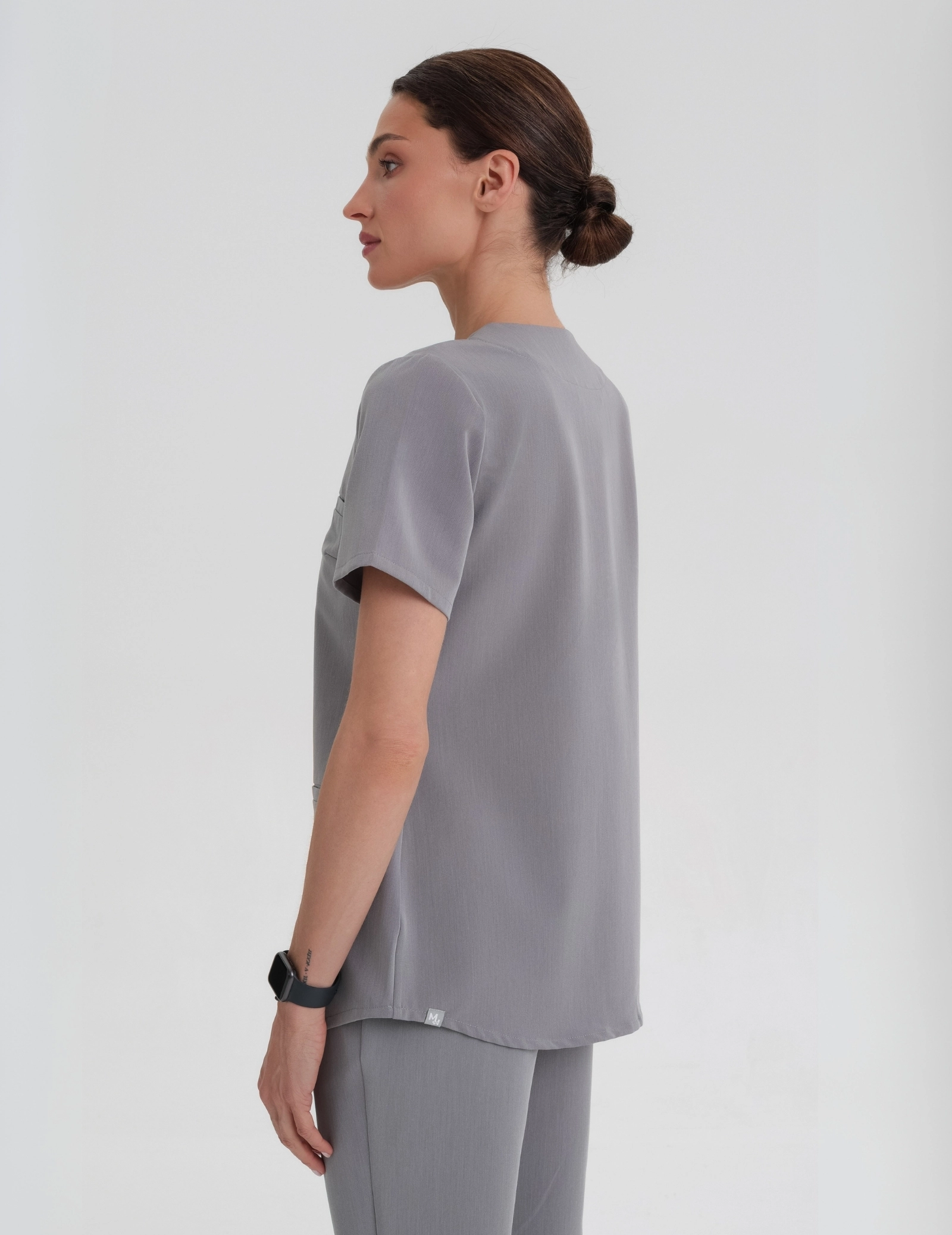 Women’s Scrub Top Grace - SHARK GRAY Women’s Scrub Top Grace - SHARK GRAY