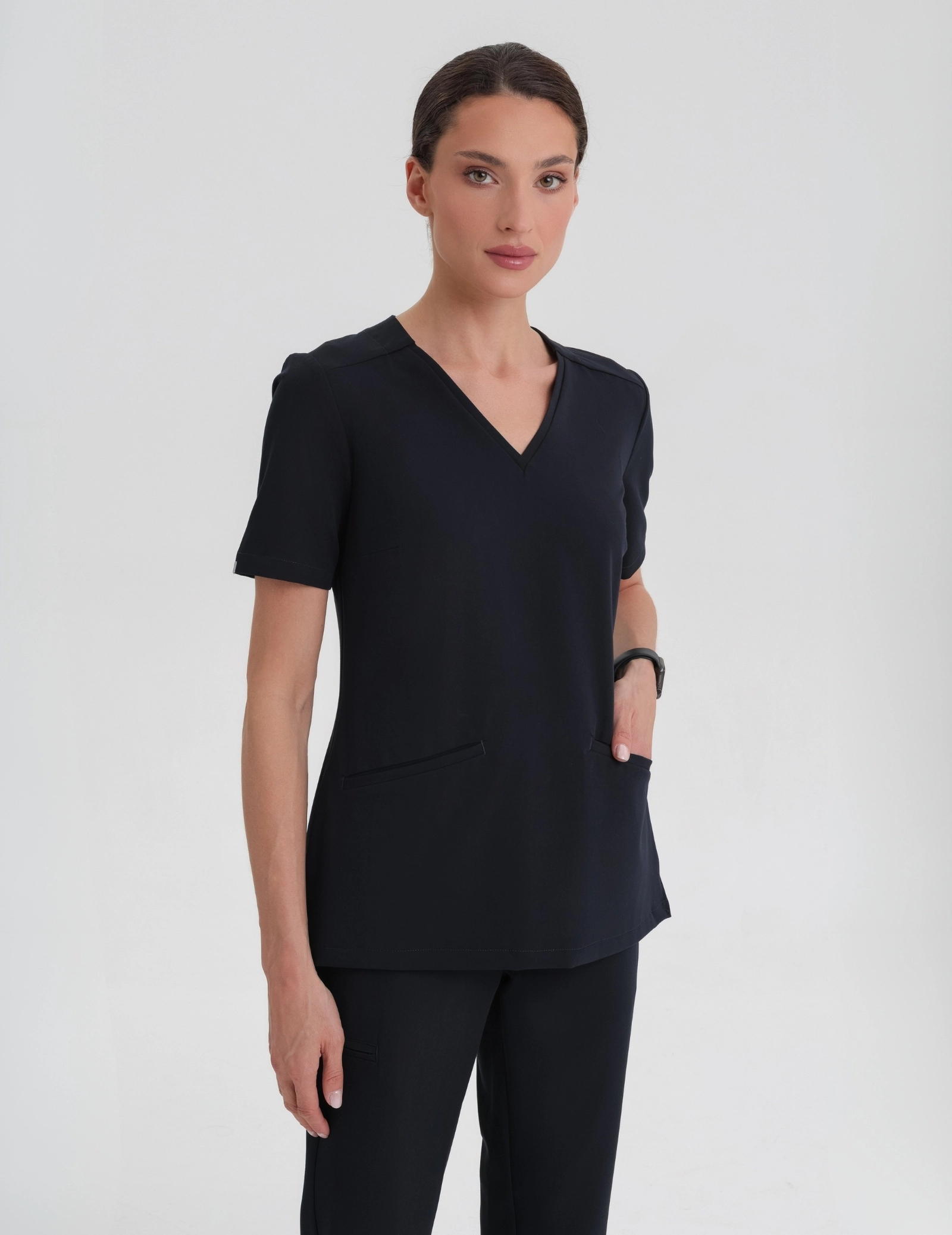 Medical Scrub Top Casy - MIDNIGHT BLUE