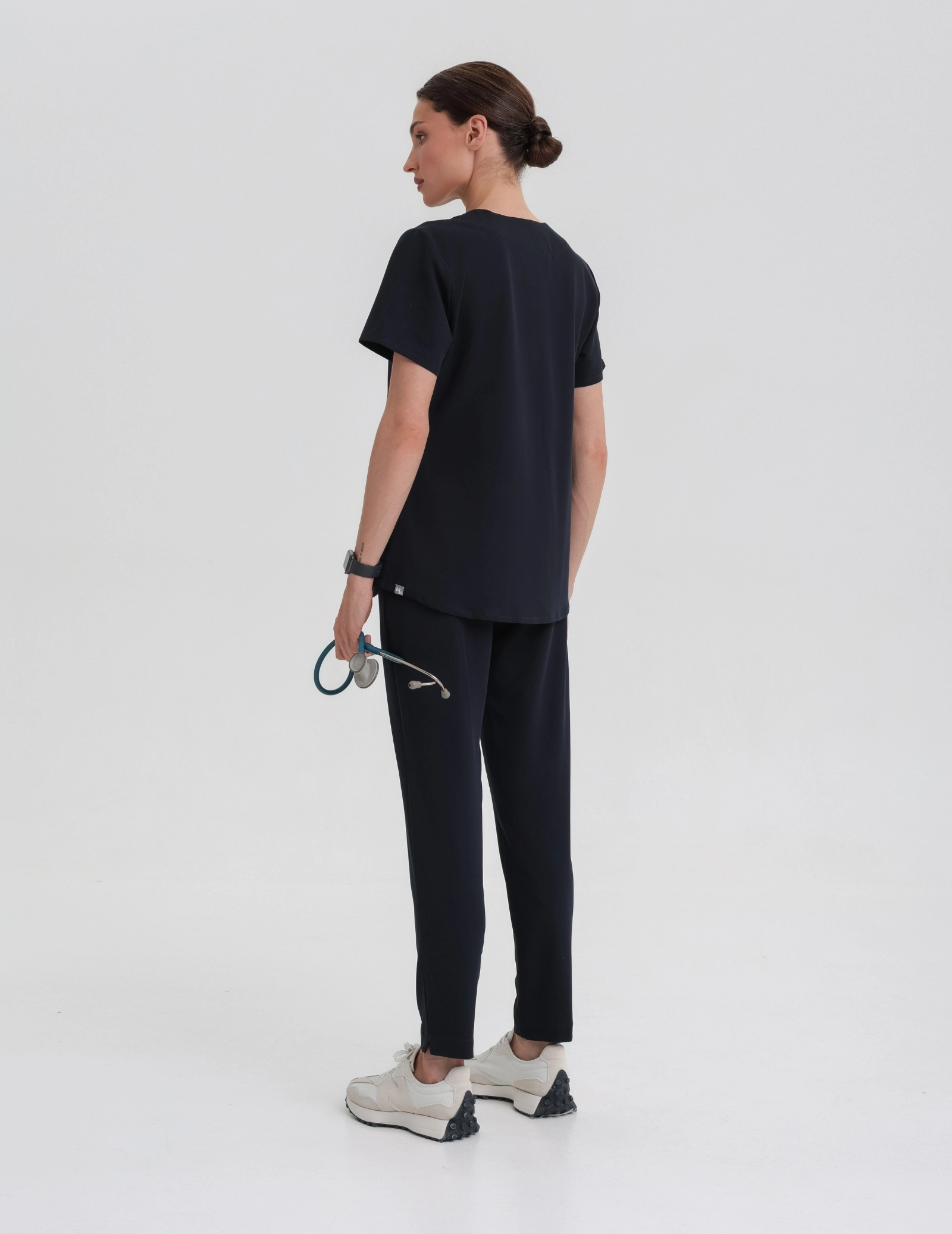 Women's Basic Scrub Pants - MIDNIGHT BLUE