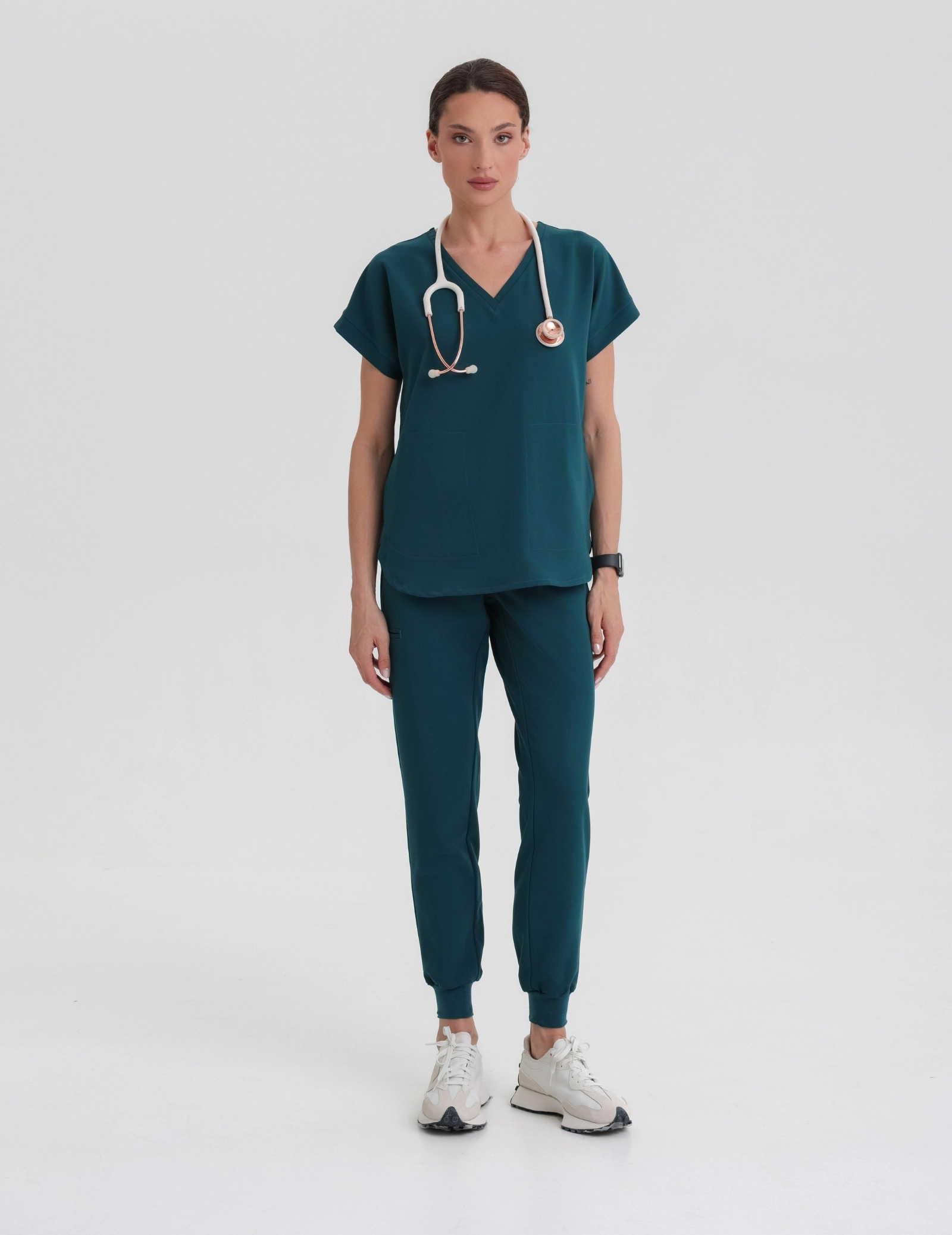 Scrub Top Kendall - DEEP GREEN