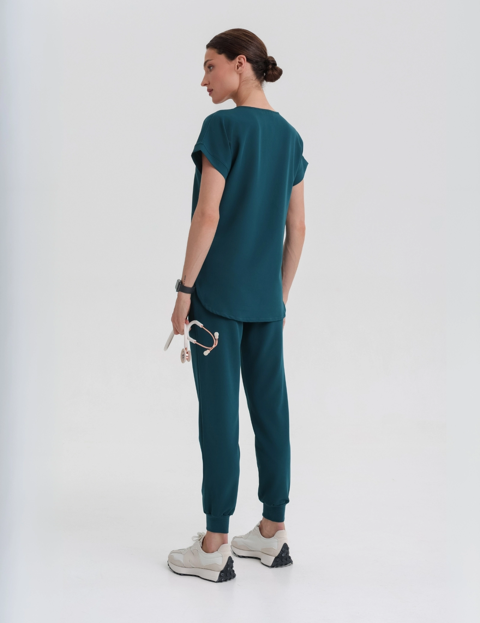 Scrub Top Kendall - DEEP GREEN